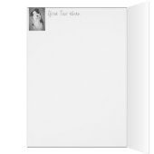 可愛縁どいコリーのテディ犬のポートレートアートデザイン (内側 (左))