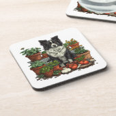 可愛縁どいコリーガーデニング コースター (左側)