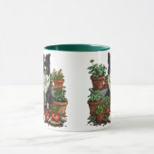 可愛縁どいコリーガーデニング マグカップ (中央)