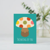 可愛考えいキノコ ポストカード (スタンド正面)