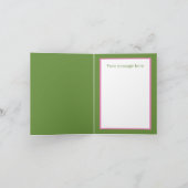 可愛考えい君はメッセージを添える カード (内部)