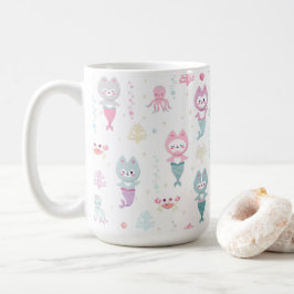 可愛航海のいメ飾ロメの子猫とマグカップ。 コーヒーマグカップ