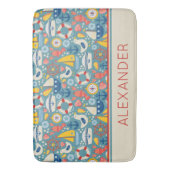 可愛航海のい海パーソナライズされた生 バスマット (正面縦)