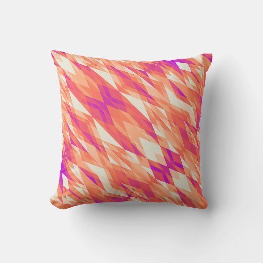 可愛芸術的い幾何学模様 クッション (正面)