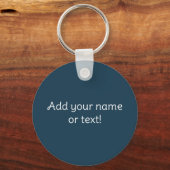 可愛芸術的い猫の月と銀河系星紫 キーホルダー (裏面)