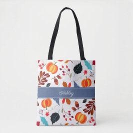 可愛葉いとカボチャ柄 トートバッグ