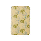 可愛葉いピンク柄 バスマット (正面縦)