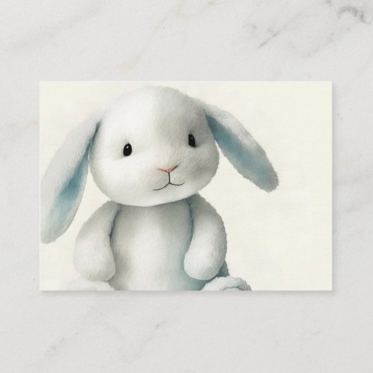 可愛詰まったいバニーRSVPカード エンクロージャーカード (裏面)