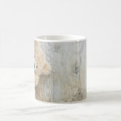 可愛詰まったい熊素朴の木壁 コーヒーマグカップ (中央)