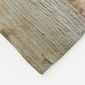 可愛詰まったい熊素朴の木壁 フリースブランケット (角)