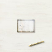 可愛詰まったい熊素朴の木壁 ポストイット (デスク上)