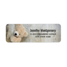 可愛詰まったい熊素朴の木壁