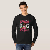 可愛誇りを持ったいボクサー犬お母さんの日 Tシャツ (正面フル)