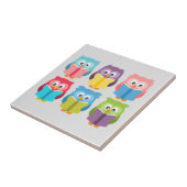 可愛読いフクロウ タイル (側面)