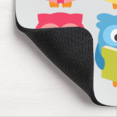 可愛読いフクロウ マウスパッド (コーナー)