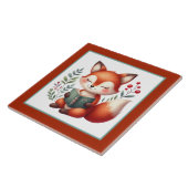 可愛読い恋人の本nook fox library タイル (側面)