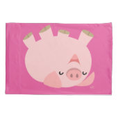 可愛転がい豚 枕カバー (裏面)