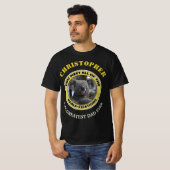 可愛遊いコアラパーソナライズされたTシャツ Tシャツ (正面フル)