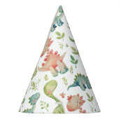 可愛遊い恐竜子供の誕生日 パーティーハット (左)