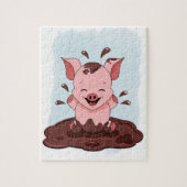 可愛遊い豚 ジグソーパズル (縦)