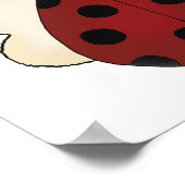 可愛間抜けいラディバグ漫画 ポスター (角)