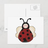 可愛間抜けいラディバグ漫画 ポストカード (正面/裏面)