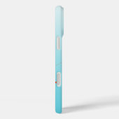 可愛飛んでいるいヴィンテージキリン傘をアクアに Case-Mate iPhoneケース (裏面 / 右)