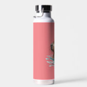 可愛魅力的いカピバラとオレンジ ウォーターボトル (右面)