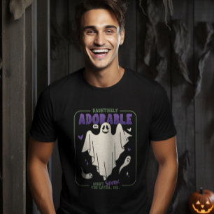 可憐で面白いハロウィーン幽霊ことわざ Tシャツ