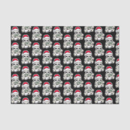 可憐なクリスマスのスカルのティッシュペーパー 薄葉紙