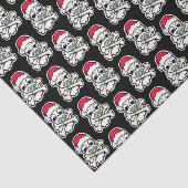 可憐なクリスマスのスカルのティッシュペーパー 薄葉紙 (詳細)