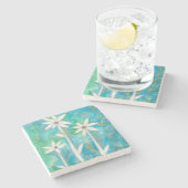 可憐なデイジーI ストーンコースター (横)