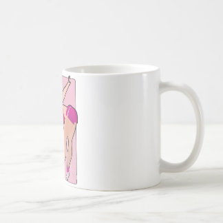 可憐なトレーニングの女の子 コーヒーマグカップ