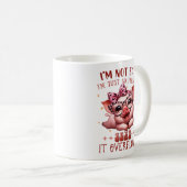 可憐なマグカップがあふれている コーヒーマグカップ (正面右)