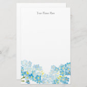 可憐な青は私をない忘れます 便箋 (正面/裏面)