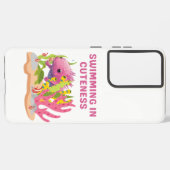 可憐に泳ぐ SAMSUNG GALAXYケース (裏面横)