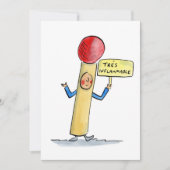 可燃性の 招待状 (正面)