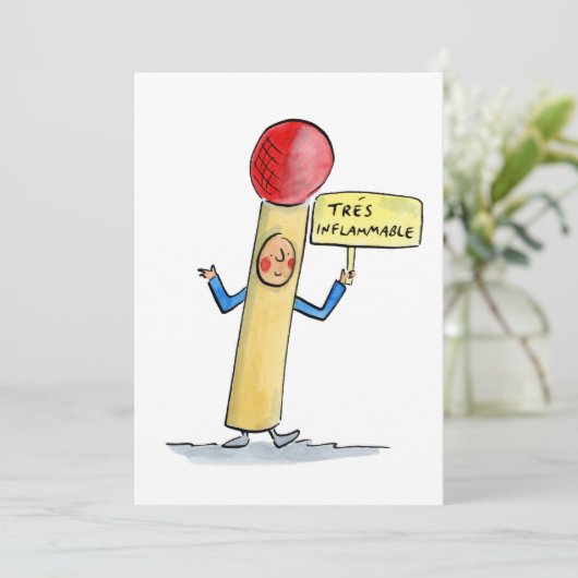 可燃性の 招待状 (スタンド正面)