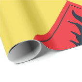 可燃性ガス安全ラベル危険警告標識 ラッピングペーパー (ロールコーナー)