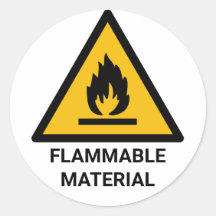 可燃性材警告料、火災危険度の記号