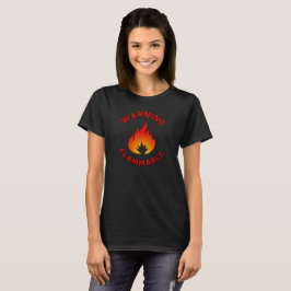 可燃性警告Tシャツ Tシャツ