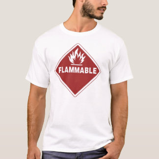 可燃性 Tシャツ