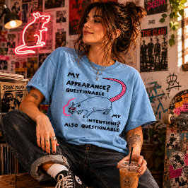 可笑しい意図のかわいいポッサム Tシャツ