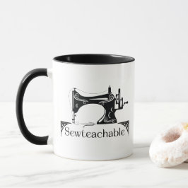 可縫性ヴィンテージ裁縫マシンマグ マグカップ