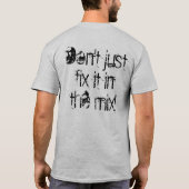 可聴周波エンジニアのティー Tシャツ (裏面)