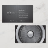 可聴周波エンジニアの個人事業カード 名刺 (正面/裏面)