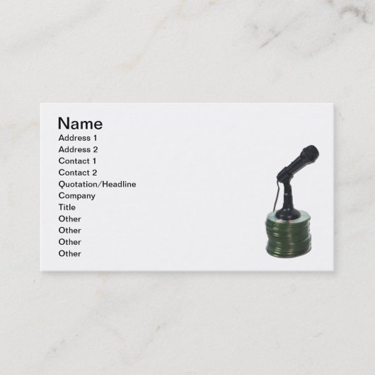 可聴周波ディスク 名刺 (正面)