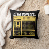 可聴周波音響技師-音楽DJのターンテーブル クッション (ブランケット)