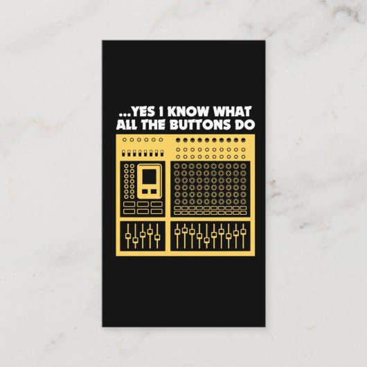 可聴周波音響技師-音楽DJのターンテーブル 名刺 (正面)