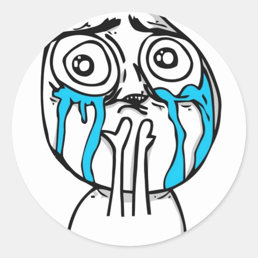 可聴性過負荷ミーム ラウンドシール (正面)